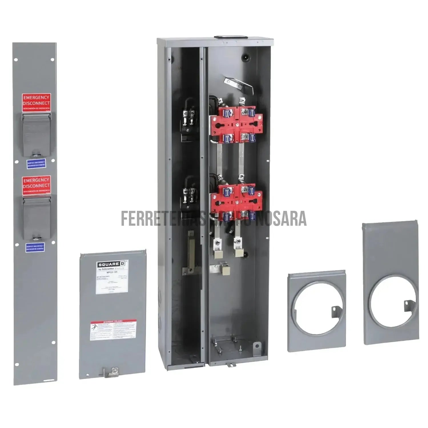 MODULO SQUARE D 2 MEDIDORES 125A NEMA 3R-
