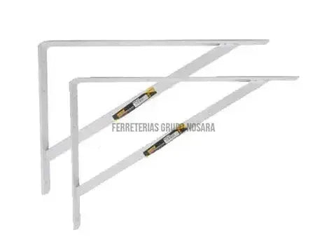 SOPORTE ESCUADRA BLANCO 250X400X30 UYUSTOOLS-