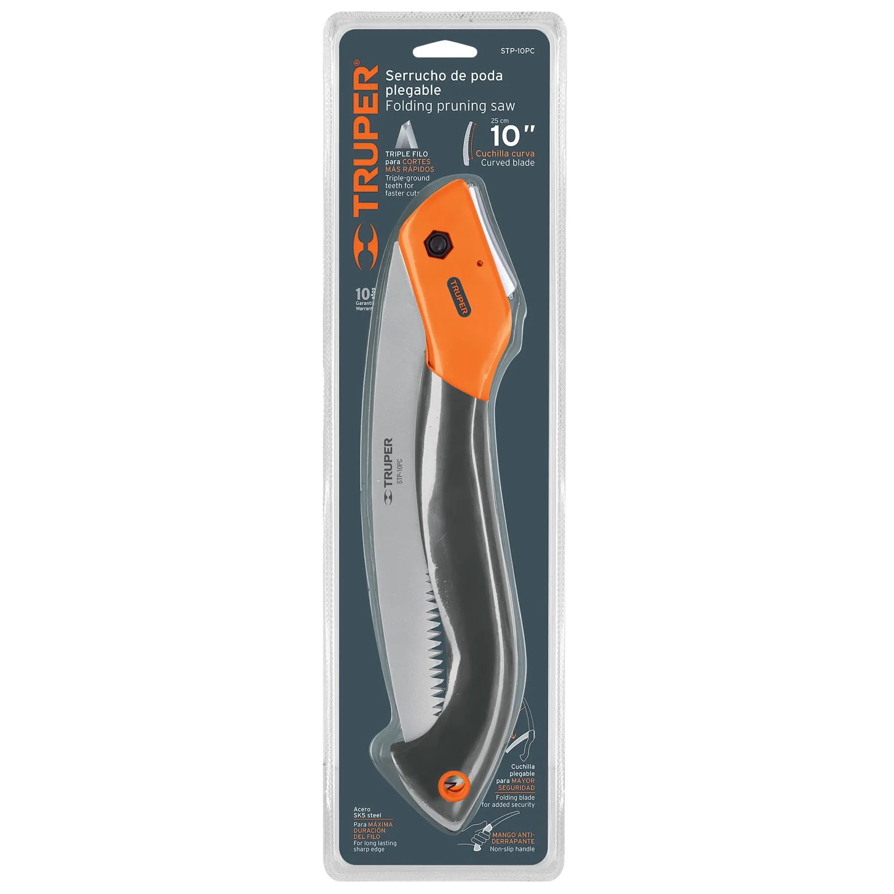 TRUPER SERRUCHO PODAR CURVO 10" 100198-