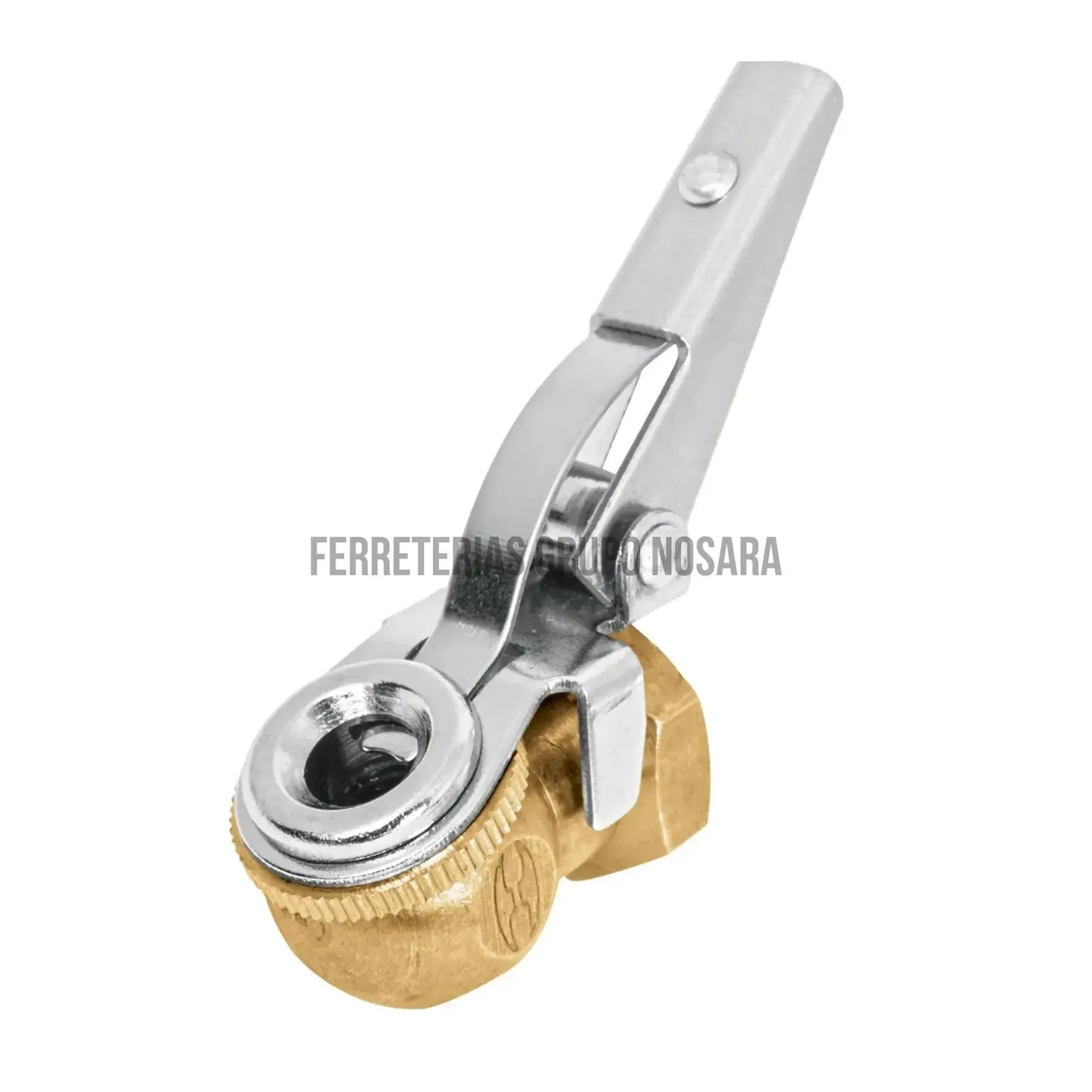 Cabeza infladora de llantas c/clip, hembra, cuerda 1/4 NPT / 19026-