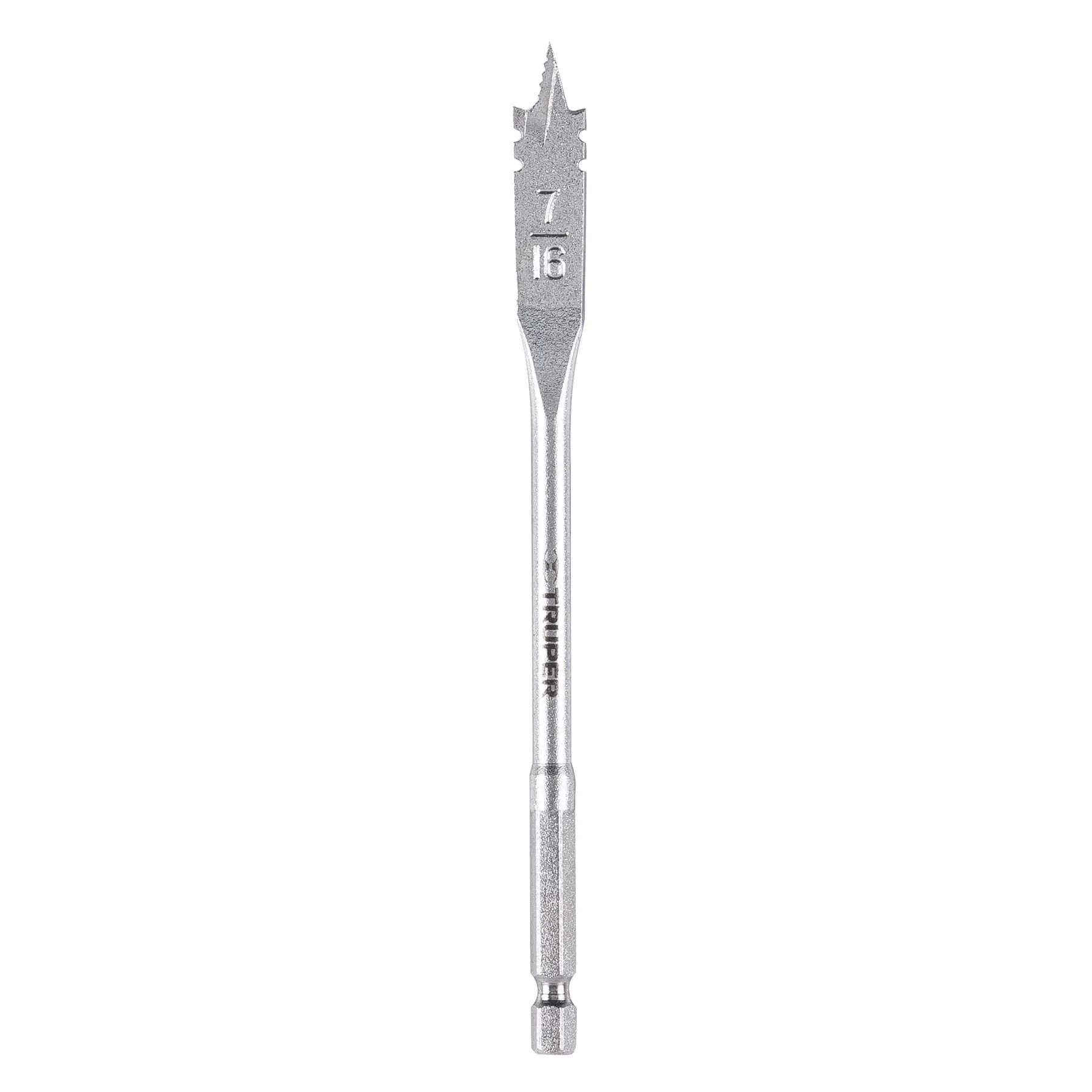 Broca plana de manita BPT-7/16 para madera TRUPER / 11369
