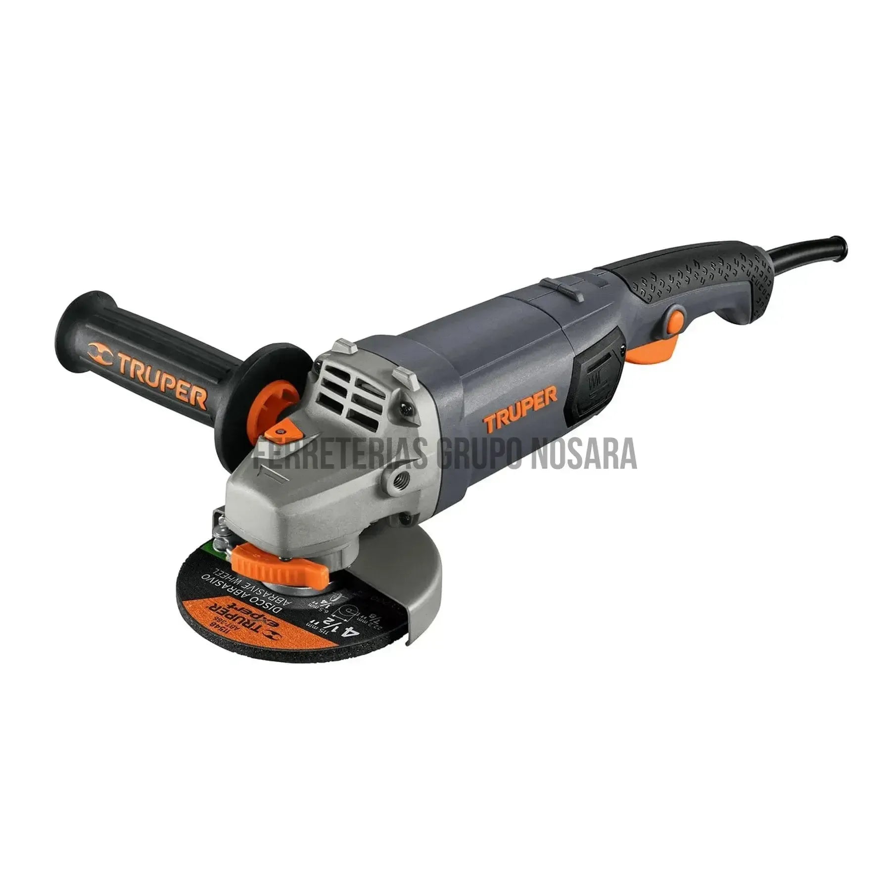 Esmeriladora angular 4-1/2" 1250 W, industrial, Truper / 12873-