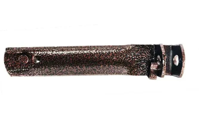 Aldaba soldable reforzada gofrado bronce 6" x 1-1/2" x 1/8" Grossor 8099904-