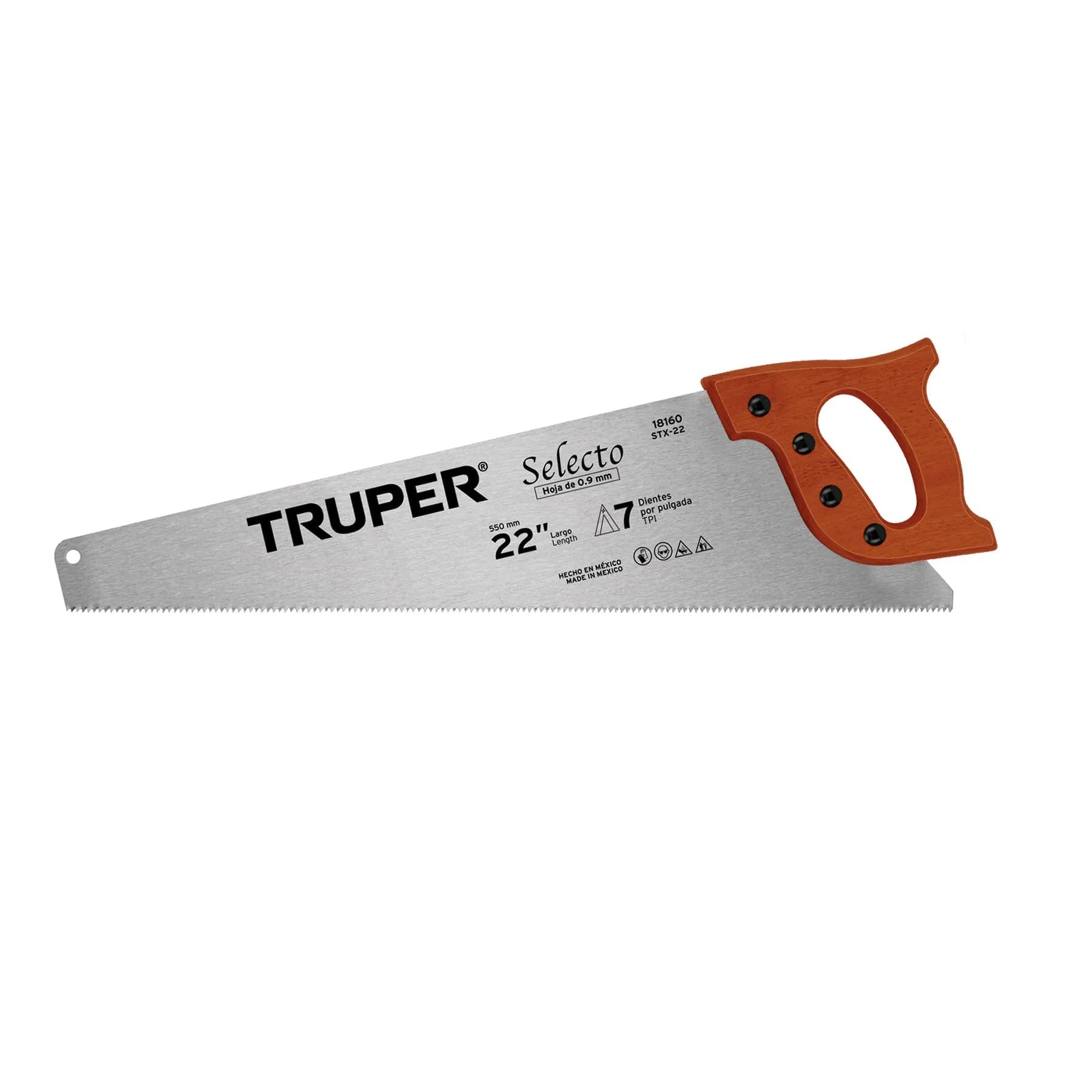 Serrucho 22" Selecto, 7 DPP, Truper / 18160-
