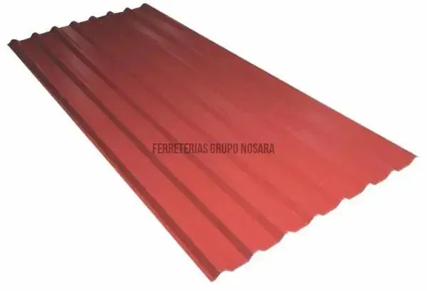 TECHO EST ROJO #26 1.07X3.66 0.40 ALUTEC-