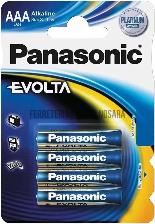 BATERIA PANASONIC EVOLTA AAA 4UND BLISTE-
