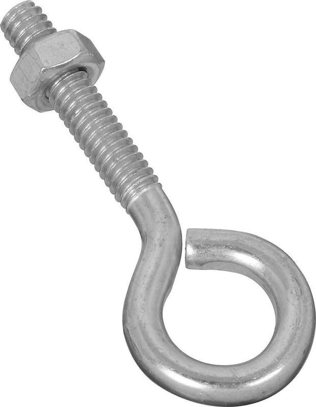 HOOK W/NUT 1/4 X 21/2"STANLEY