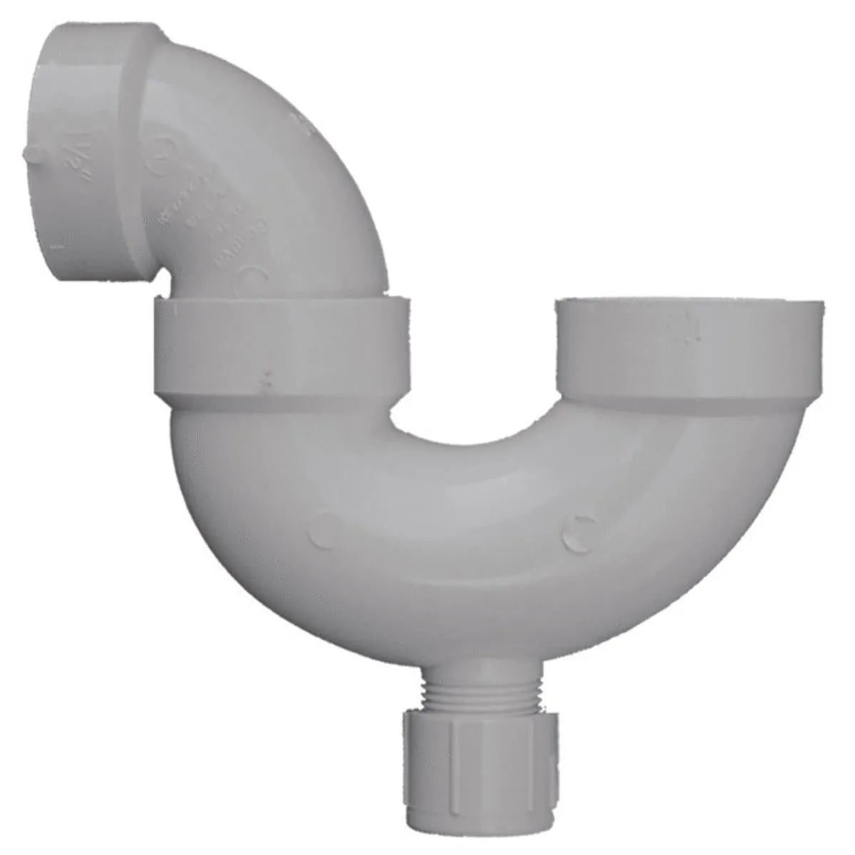 Amanco Trampa sanitaria PVC con registro 38 mm (1-1/2")