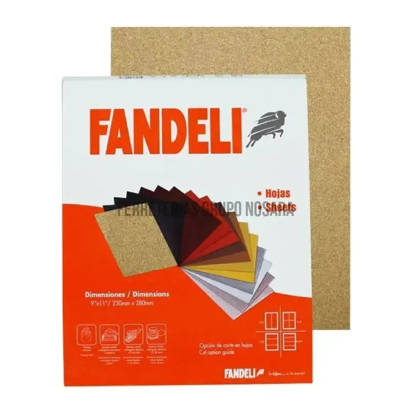 LIJA PLIEGO FANDELI MADERA #60-102424-799592000597
