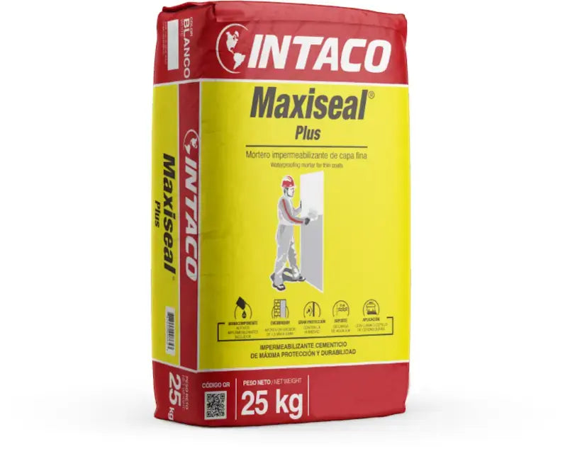 IMPERMEABILIZANTE MAXISEAL PLUS SACO 25 KG INTACO (GRIS)