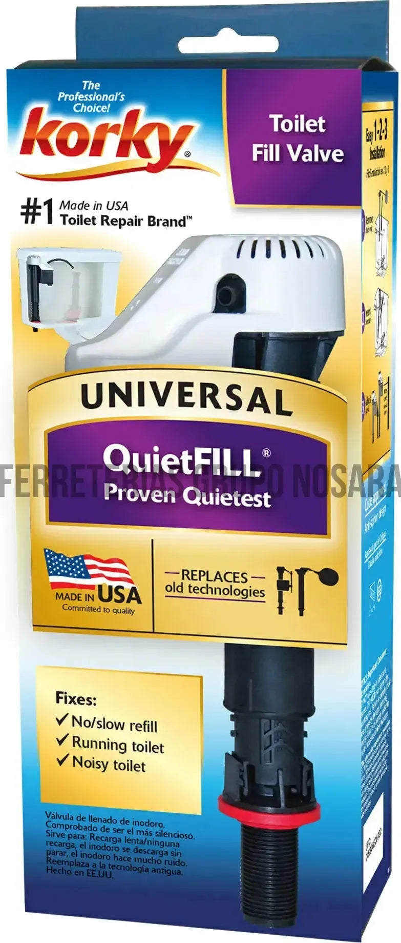 KORKY LLAVE TANQUE BAJO QUIETFILL #528-105799-749306528022