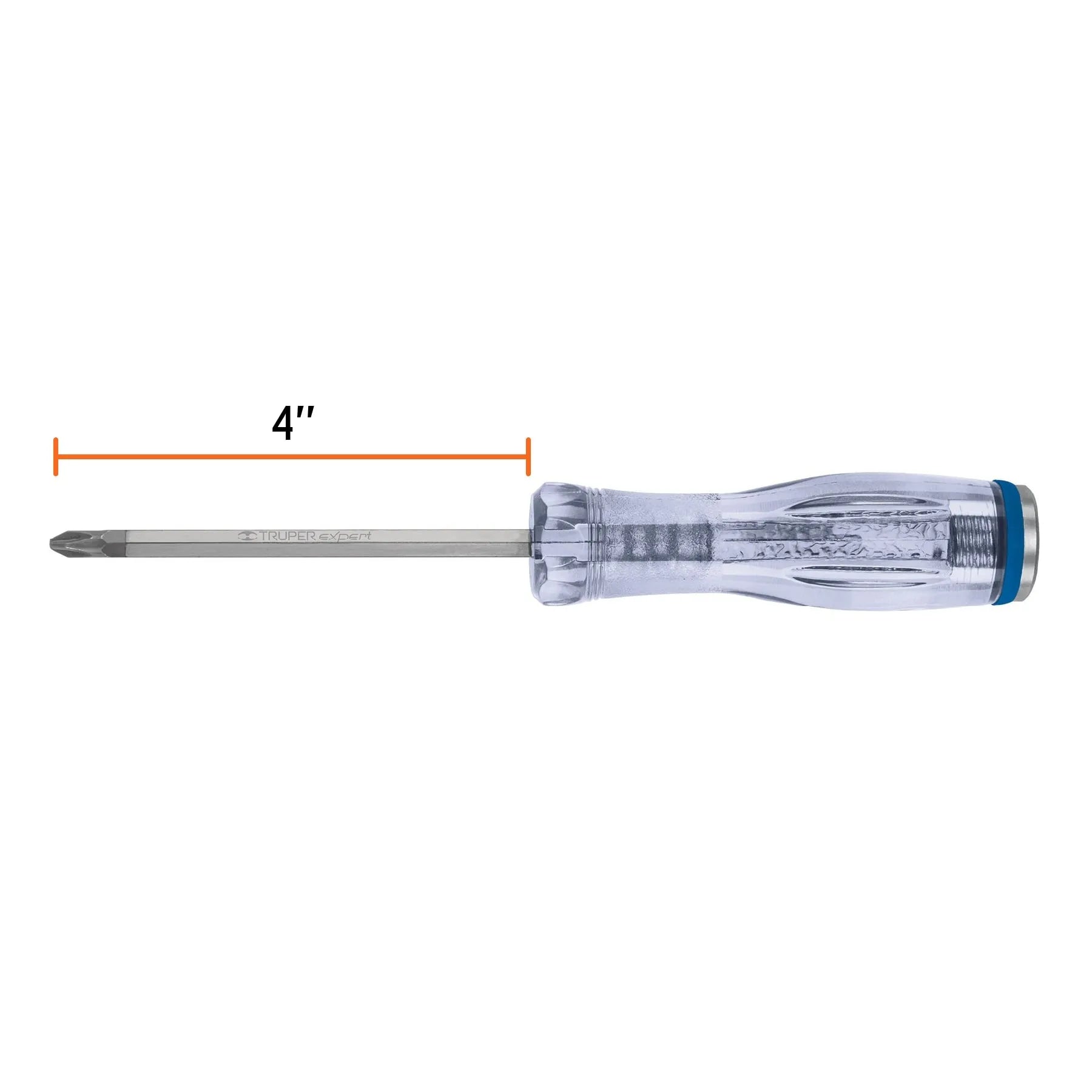 Desarmador de cruz de golpe 1/4" x 4", Truper Expert / 14146-