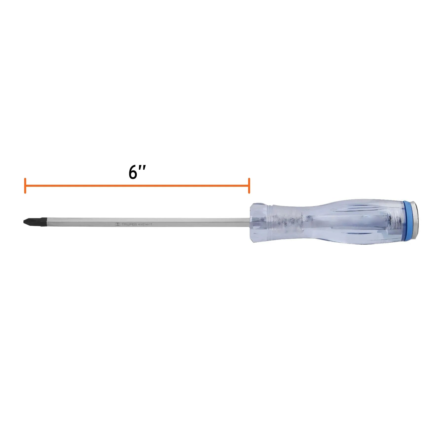 Desarmador de cruz de golpe 1/4" x 6", Truper Expert / 14149-