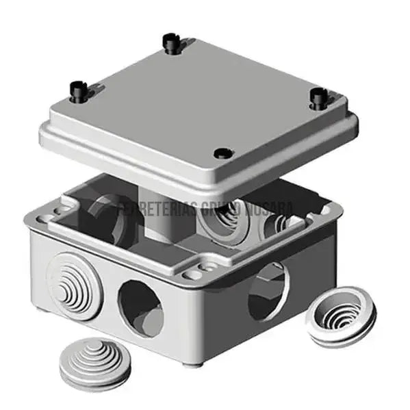 Caja Estanca Conos, 80x80x50 mm 7 entradas / 220-B-109946-7441109006228