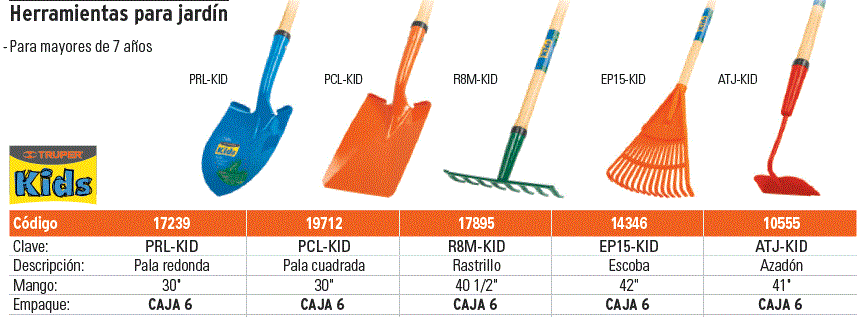 TRUPER PLASTIC RAKE 15D CHILD 14346