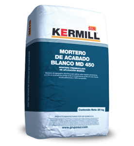 Mortero para acabado MD 450 20 kg Sur 39450000K20 (blanco)