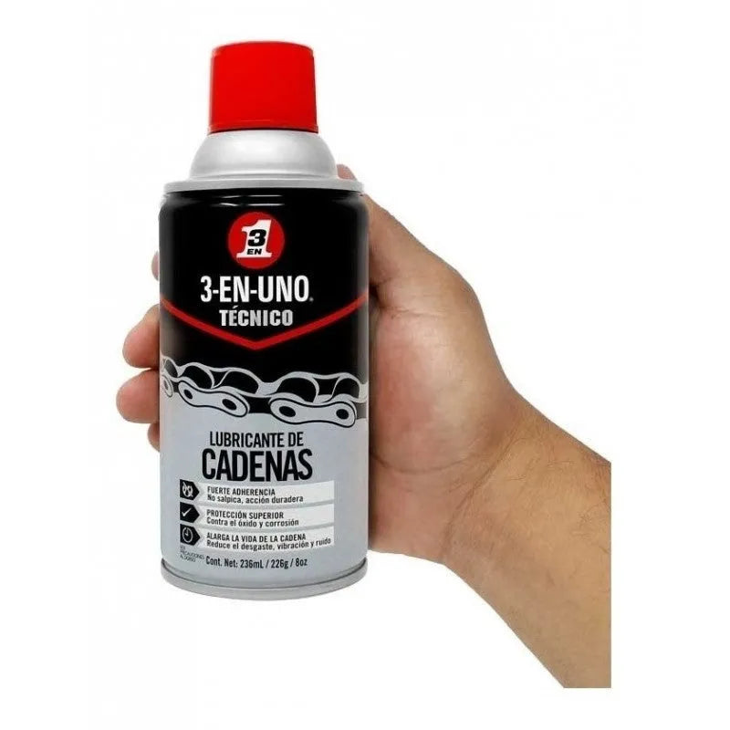 LUBRICANTE 3 EN 1 PARA CADENA 8OZS 52041