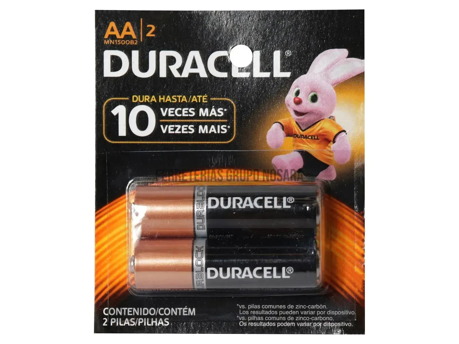 BATERIA DURACELL ALCALINA AA 2PK-