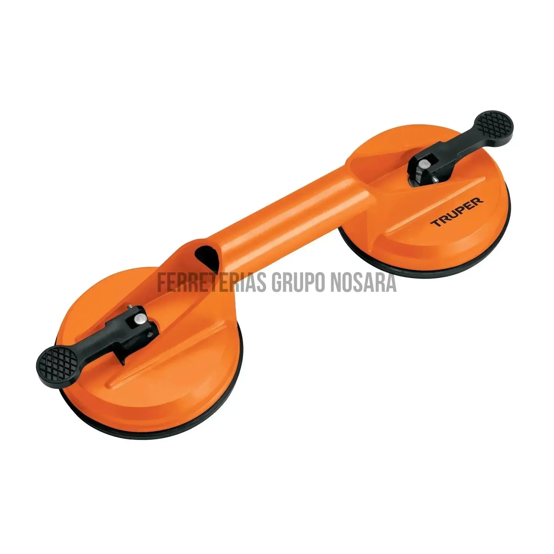 Ventosa de aluminio para vidrio, 2 copas de succión TRUPER / 100761-
