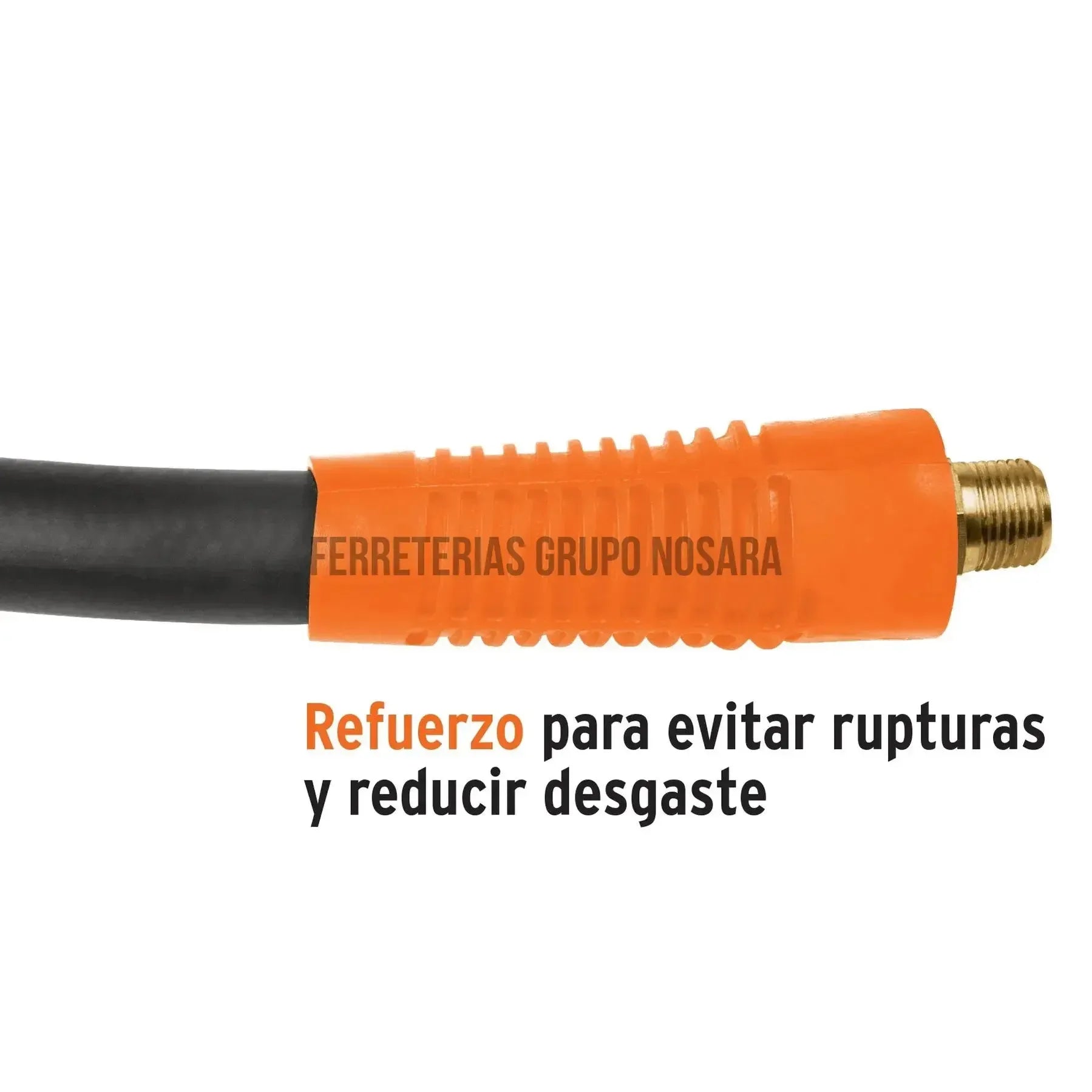 Manguera de hule para compresor, 10 m x 1/4", Trupe / 17080-