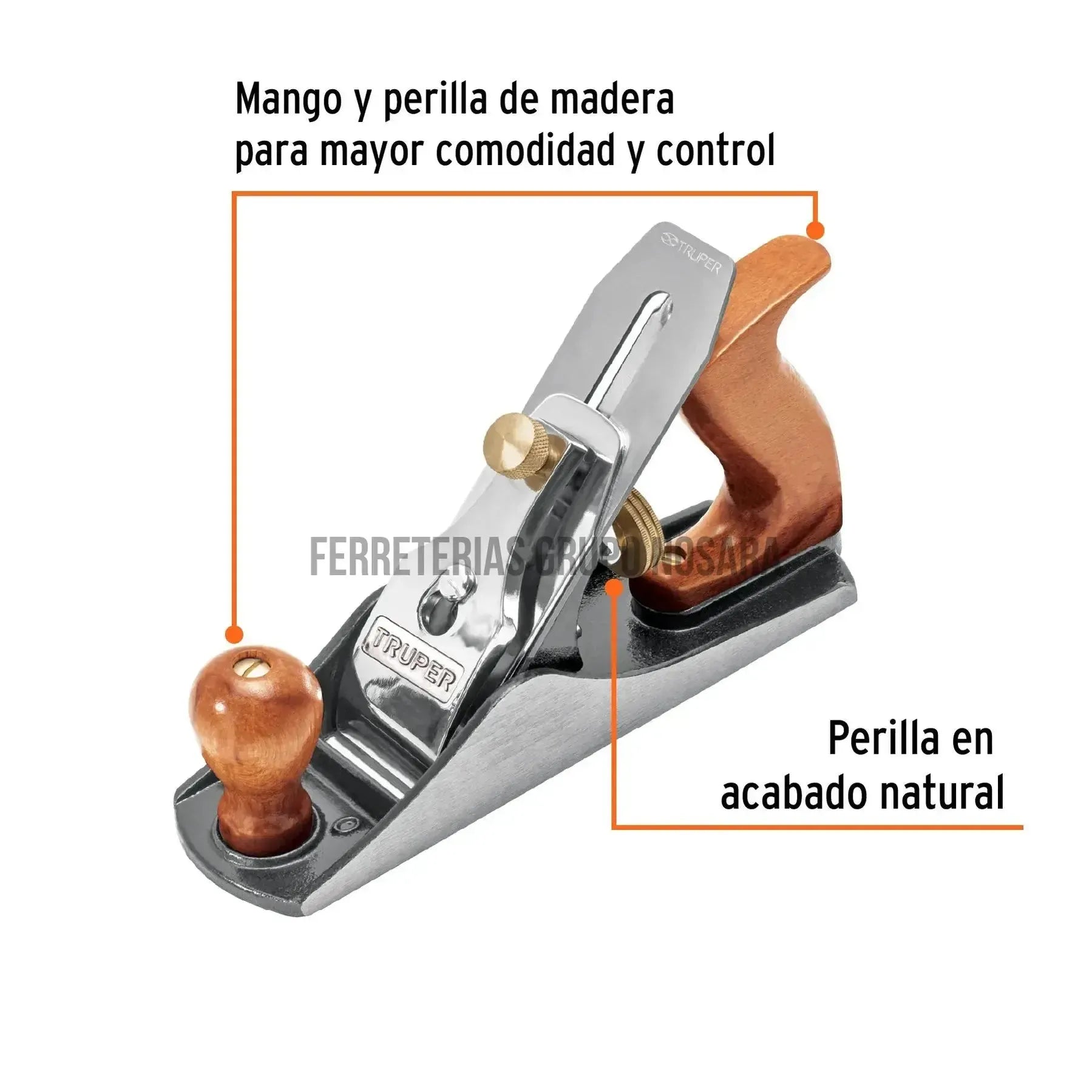 TRUPER CEPILLO ACANALADO 4C C-32 12009-