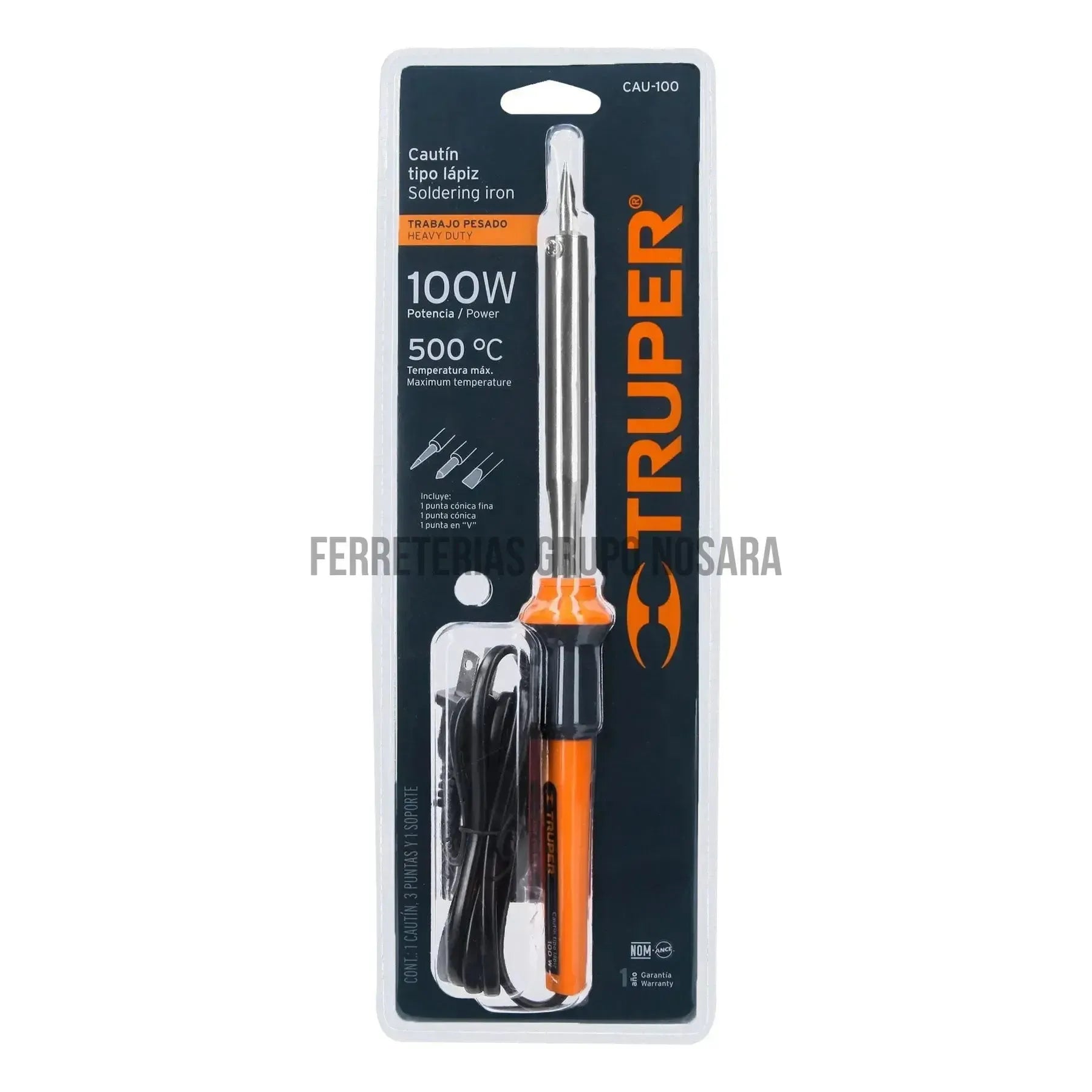 TRUPER CAUTIN TIPO LAPIZ 100W 120V 14623-