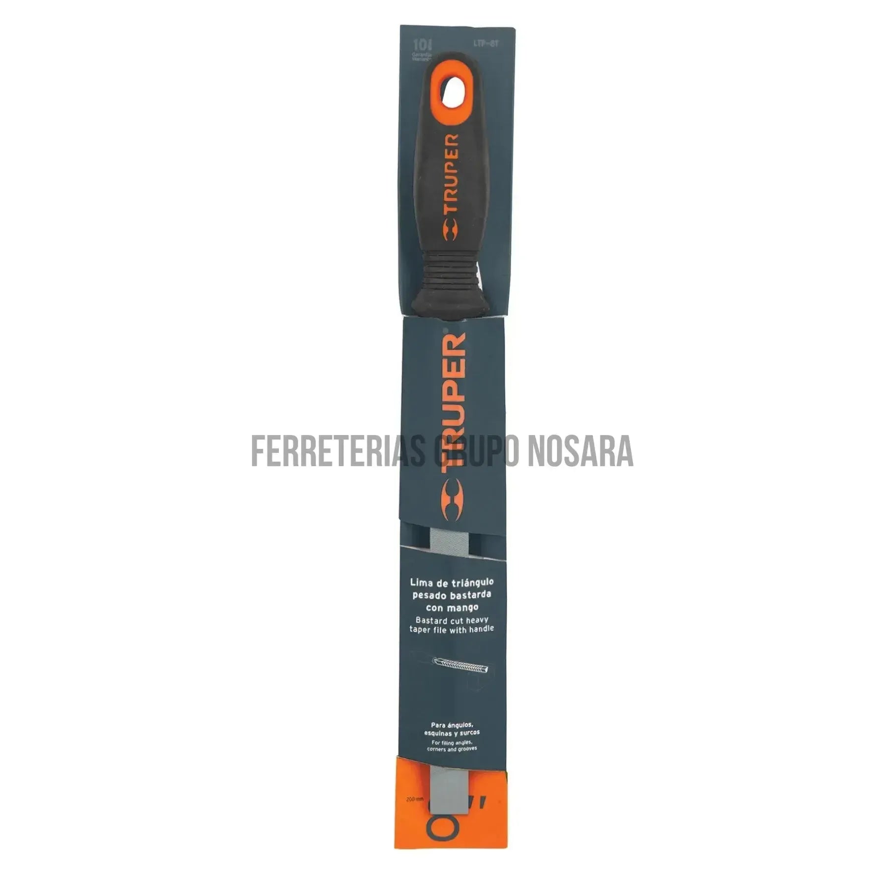 TRUPER LIMA TRIANGULAR 8" C/MANGO #15308-