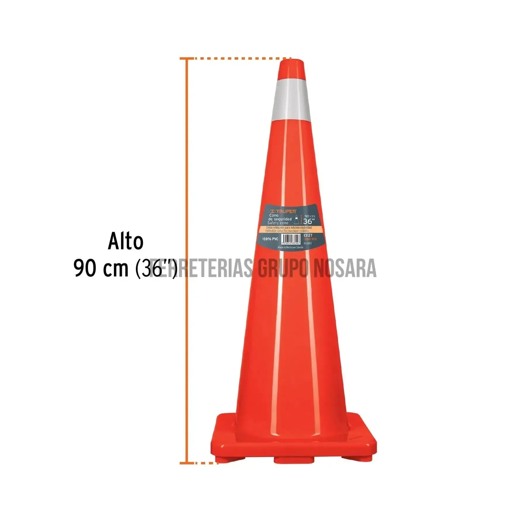 TRUPER CONO DE SEGUR C/REFLEC 90CM 13127-
