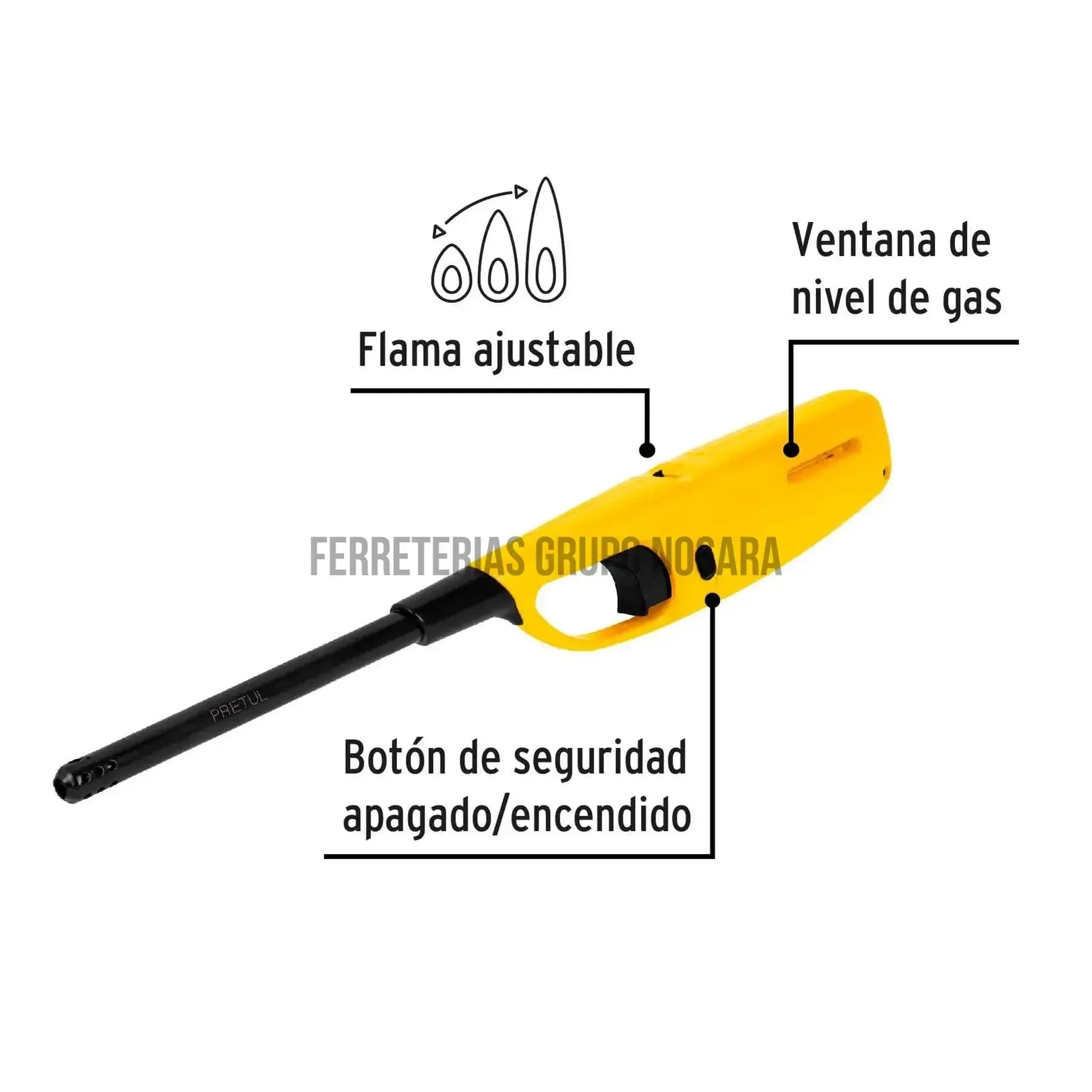 TRUPER ENCENDEDOR 27CM P/COCINA 25130-