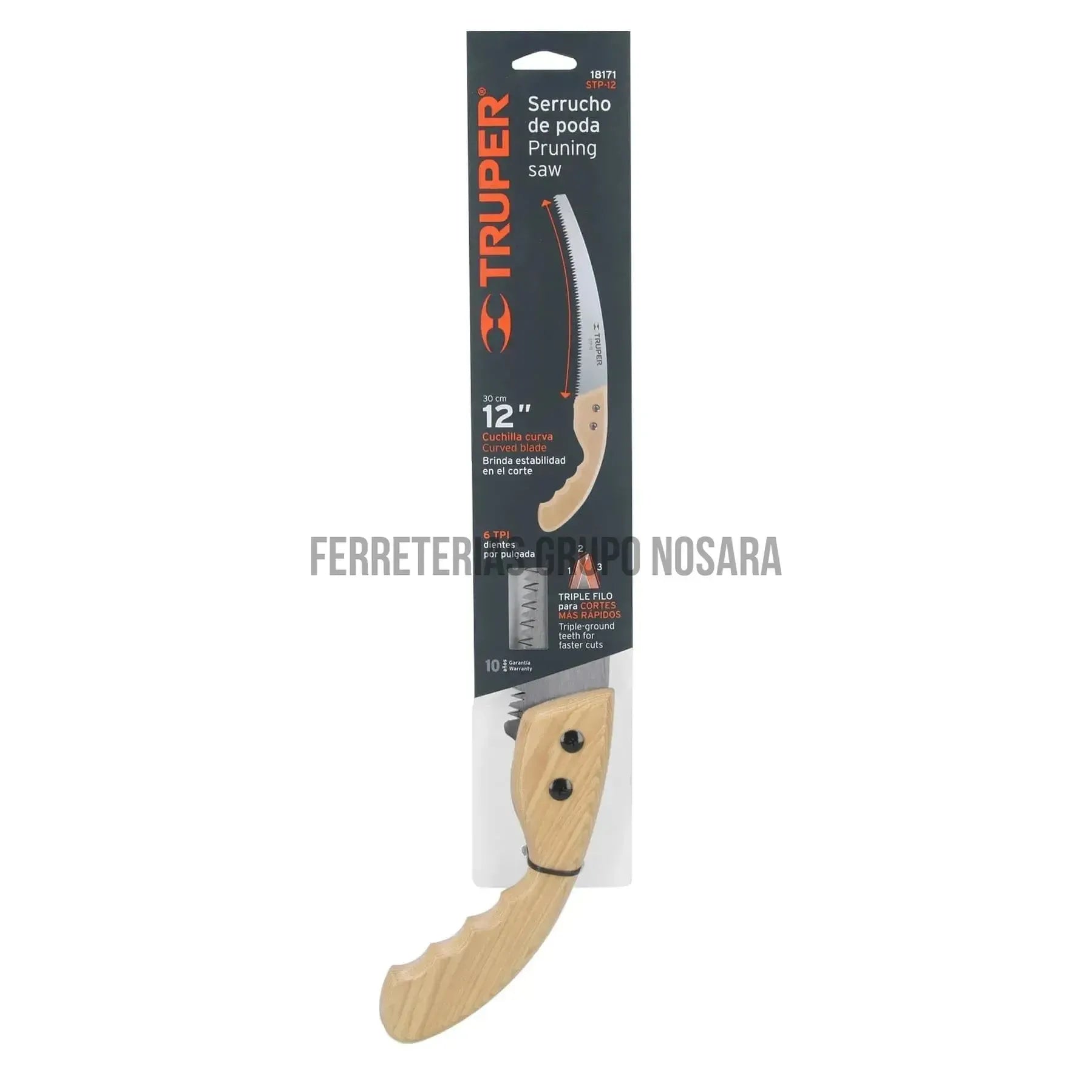 TRUPER SERRUCHO P/PODAR 12" STP- 18171-