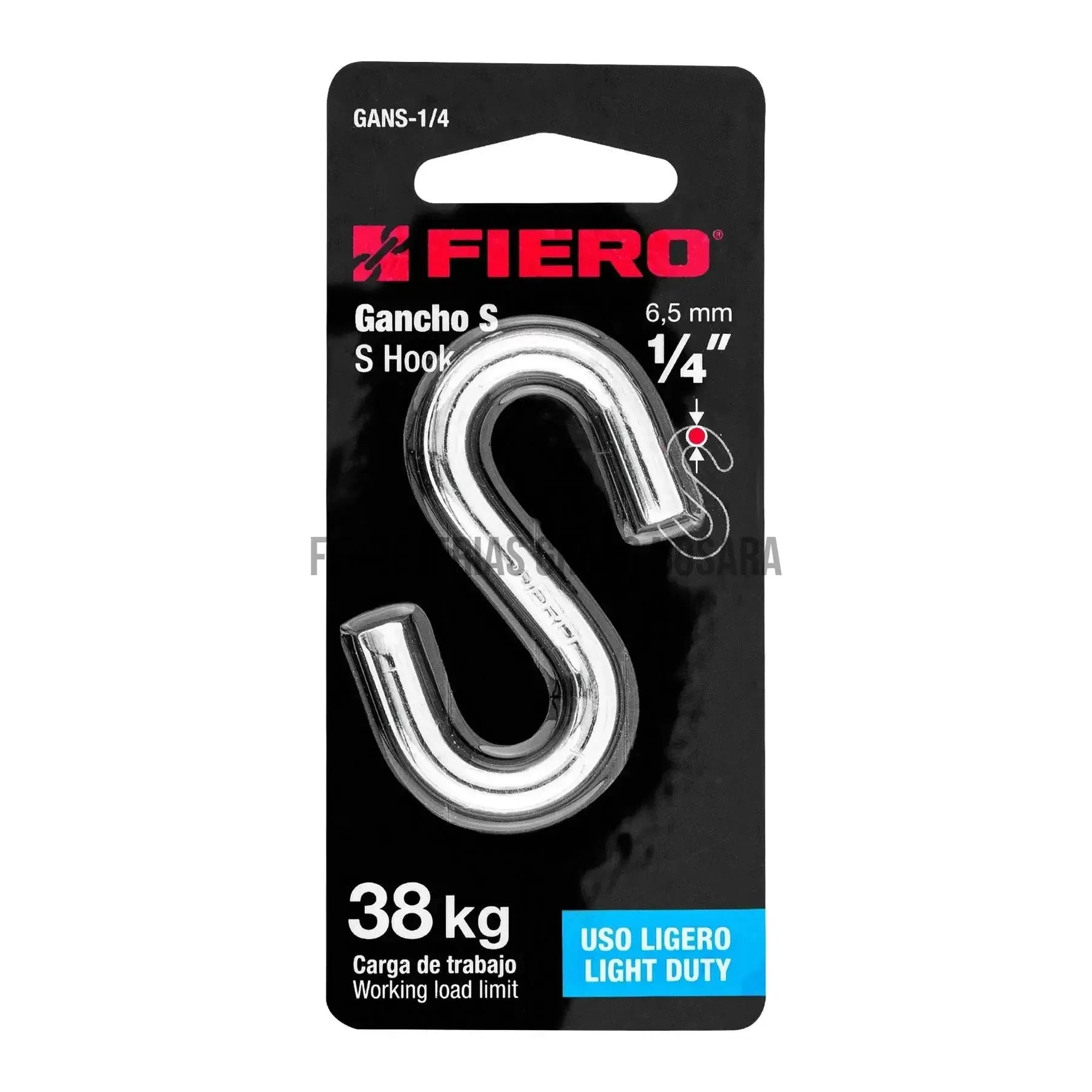 FIERO GANCHO TIPO "S" 1/4" 44092-