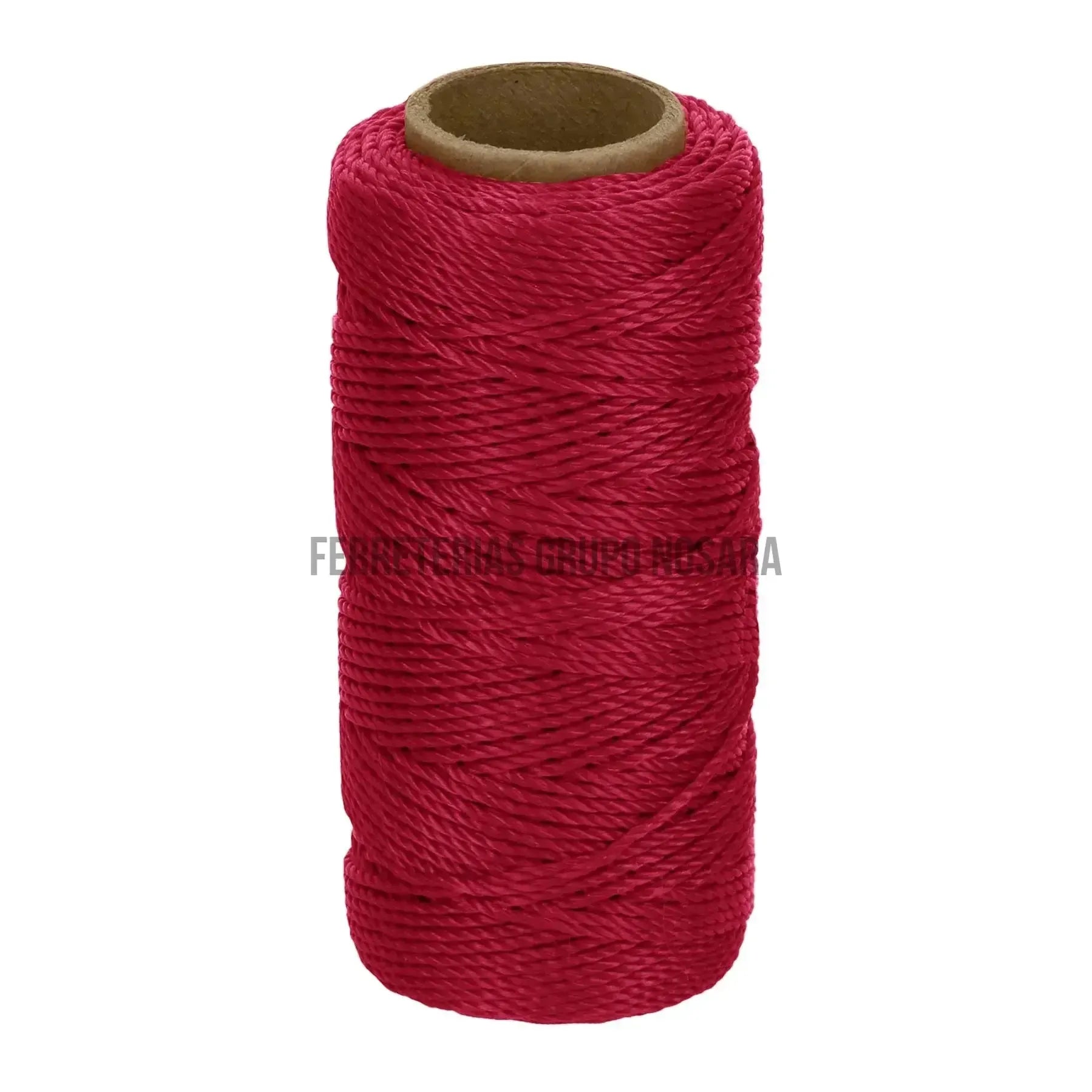 Carrete con 65 m de hilo para albañil rojo, Truper / 14046-