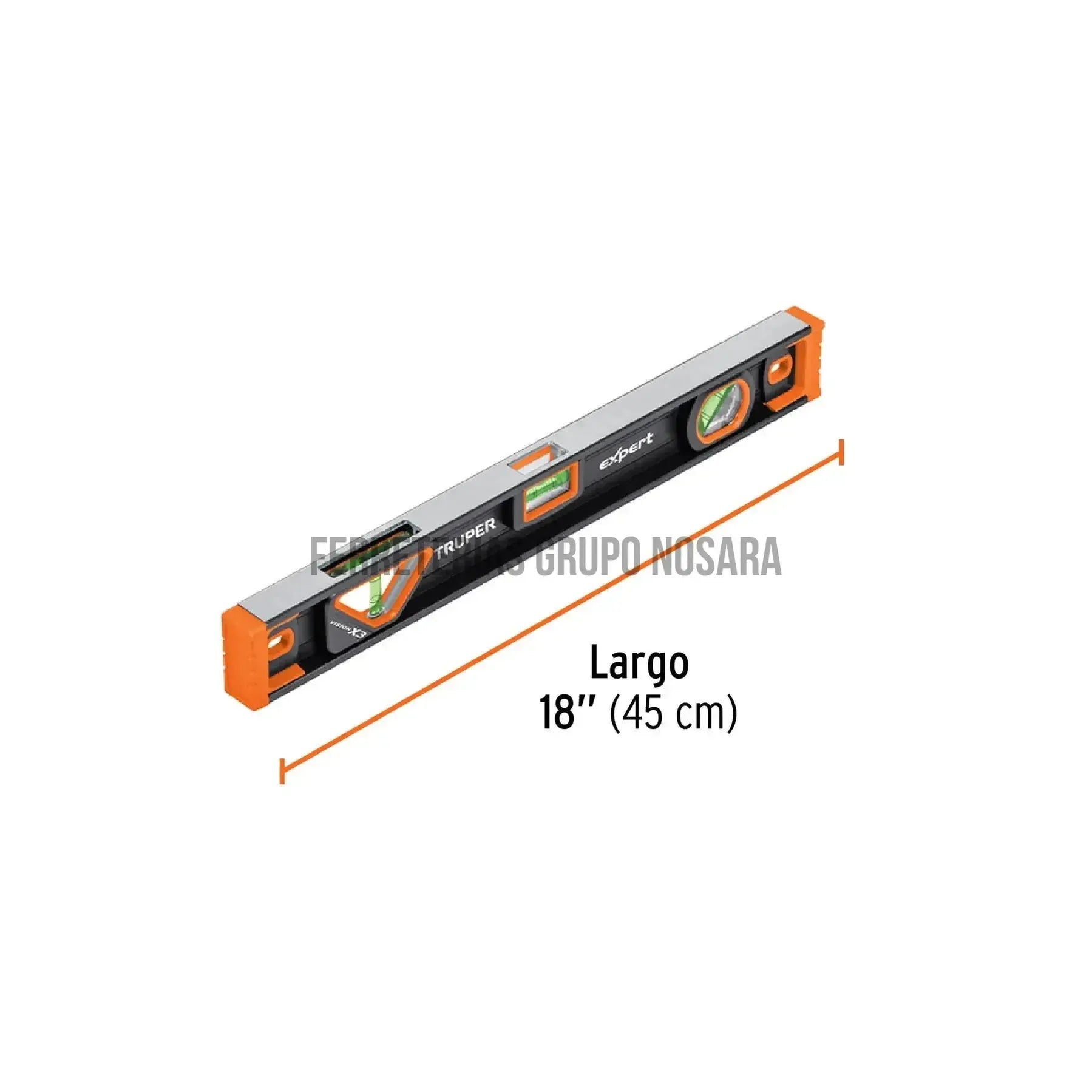 TRUPER NIVEL PROF C/IMAN 18" 14625-