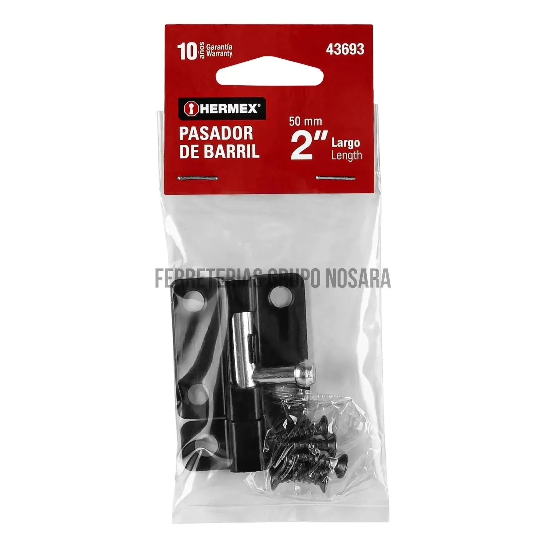 HERMEX PICAPORTE 2" NEGRO PAS-26 43693-