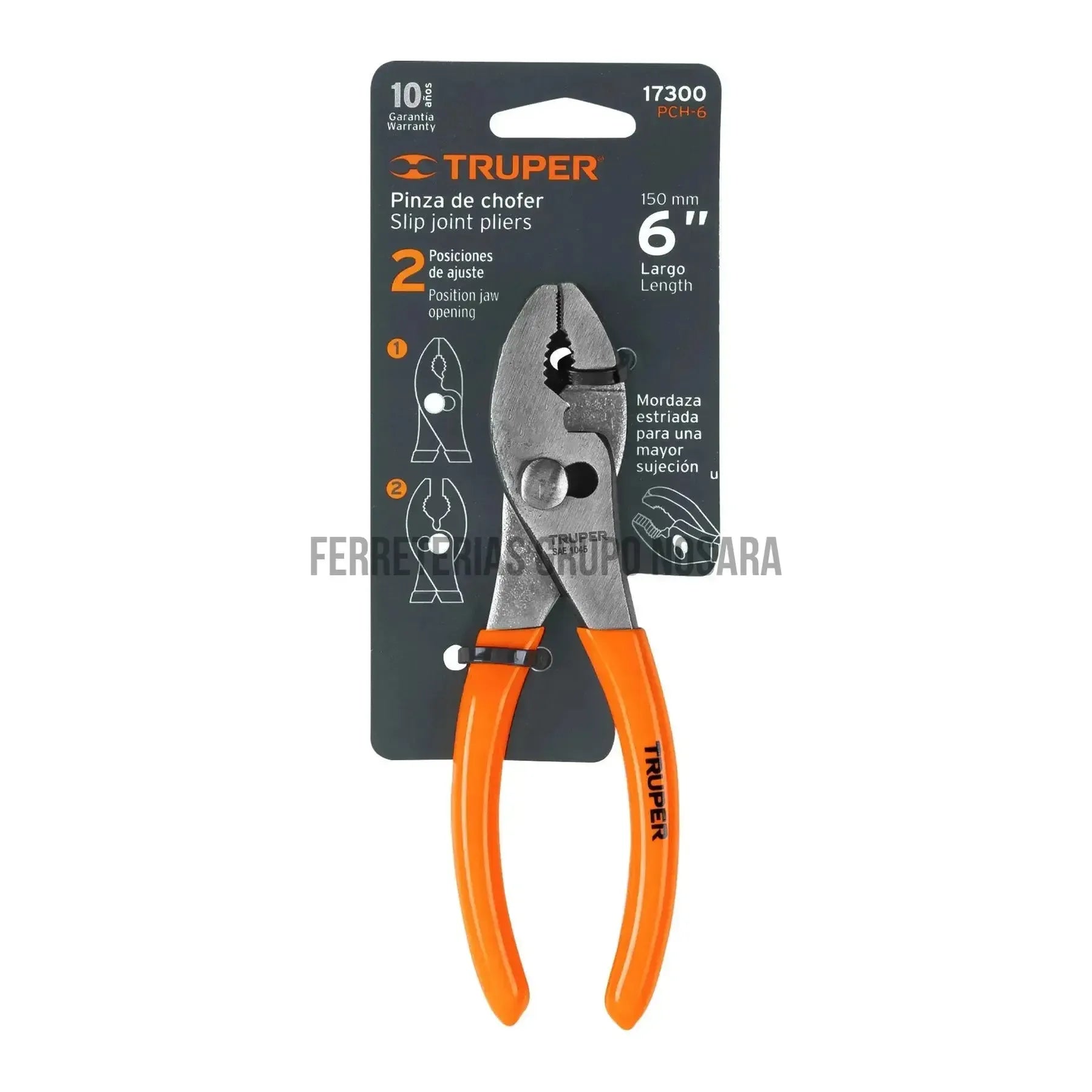 TRUPER ALICATE CHOFER 6 PCH-6 17300-