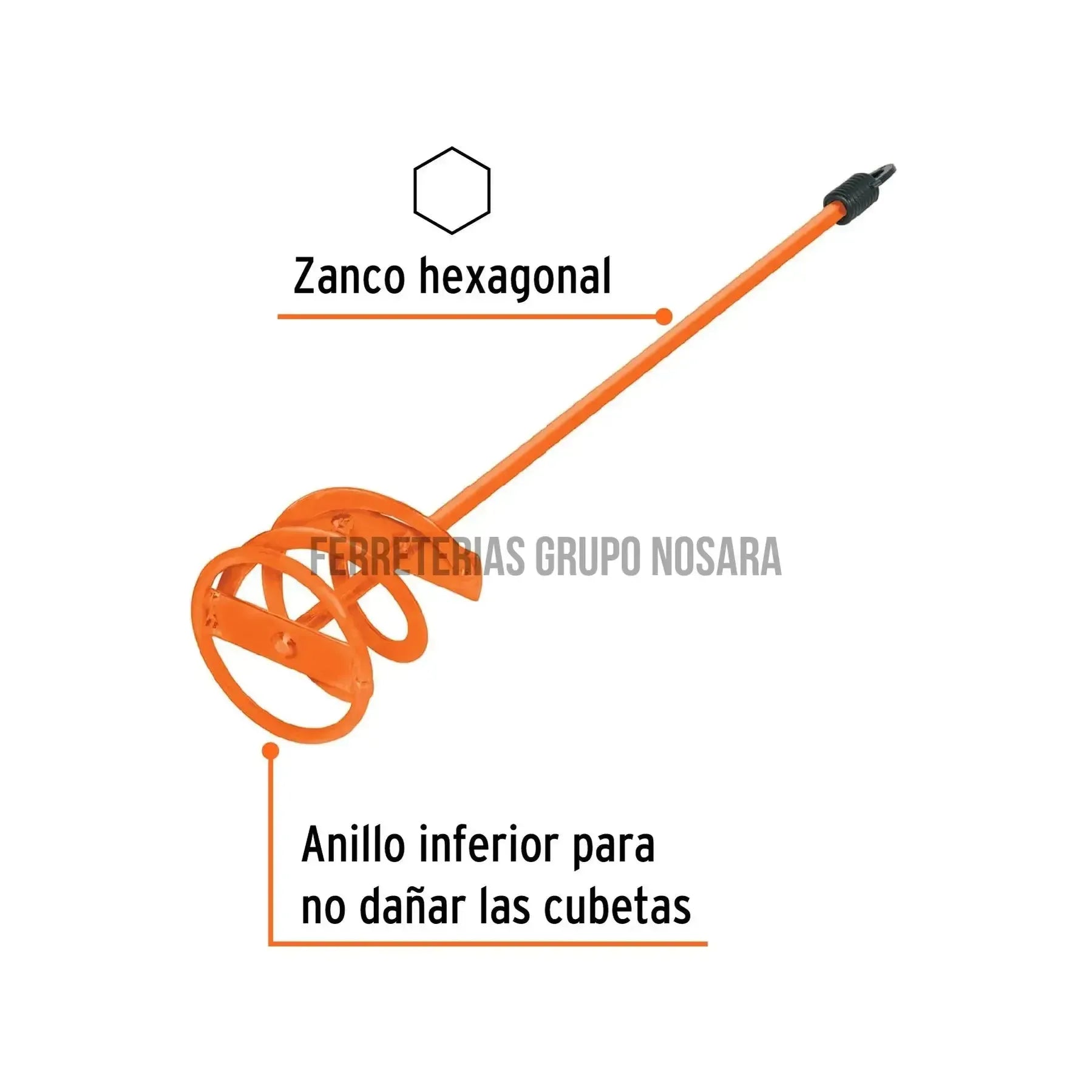 TRUPER MEZCLADOR DE PINTURA REV-8 11971-