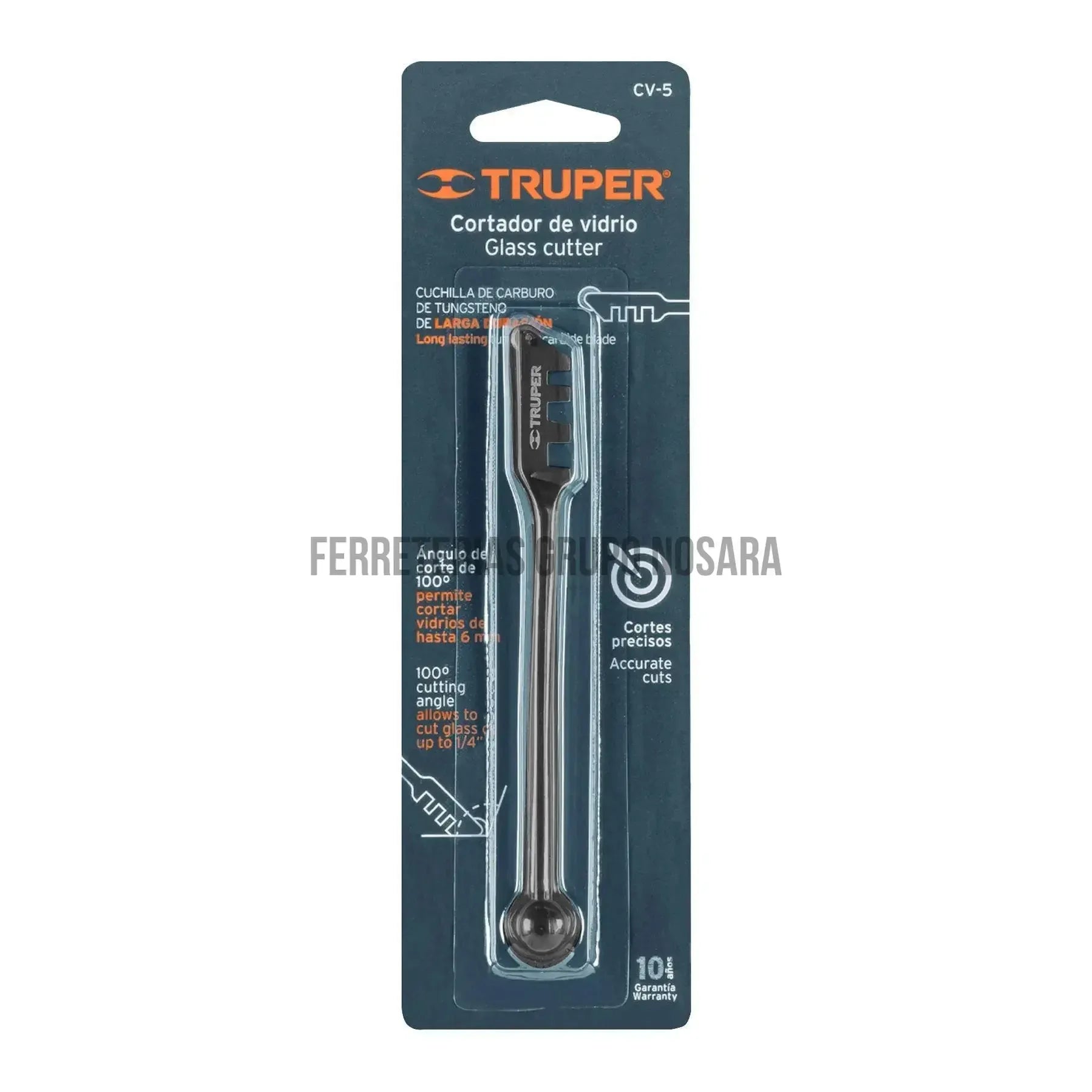 Cortador de vidrio 5", Truper / 12953-