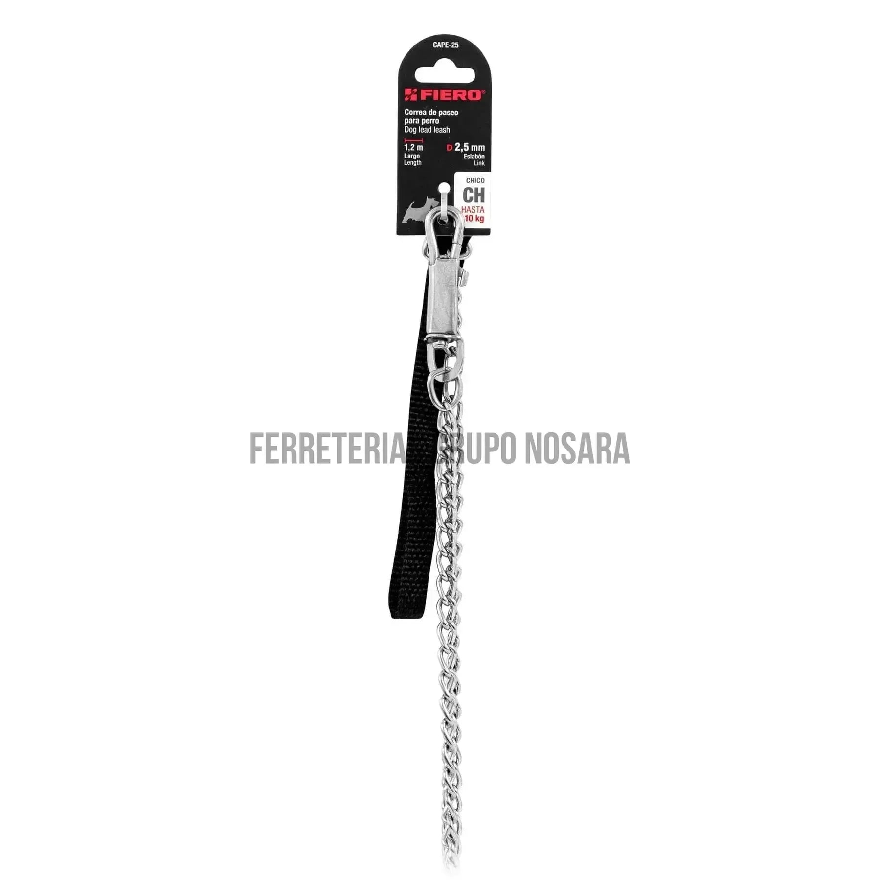 FIERO CORREA PERRO 2.5MM CAPE-25 #44281-