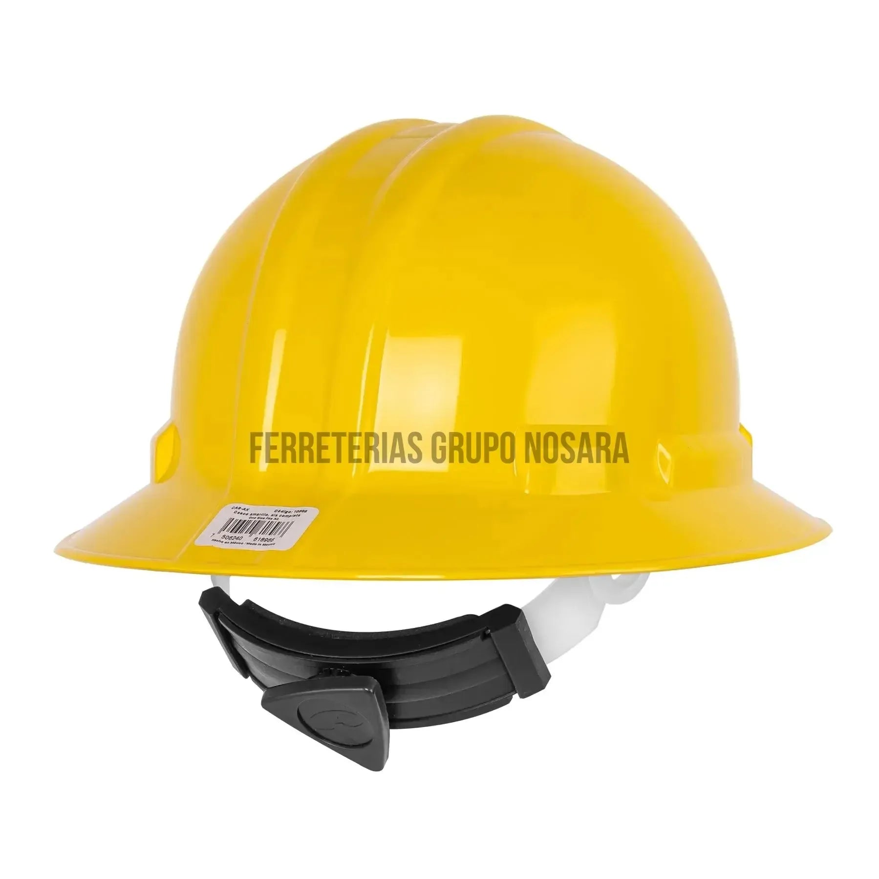 Casco de seguridad ala ancha, amarillo, Truper / 10566-