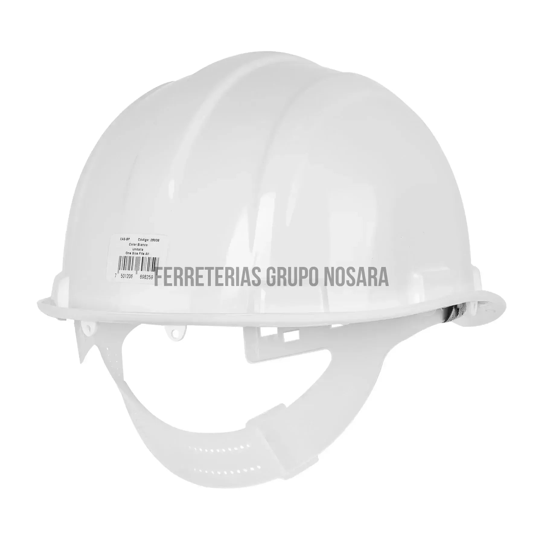 Casco de seguridad, ajuste de intervalos, blanco, Pretul / 25038-