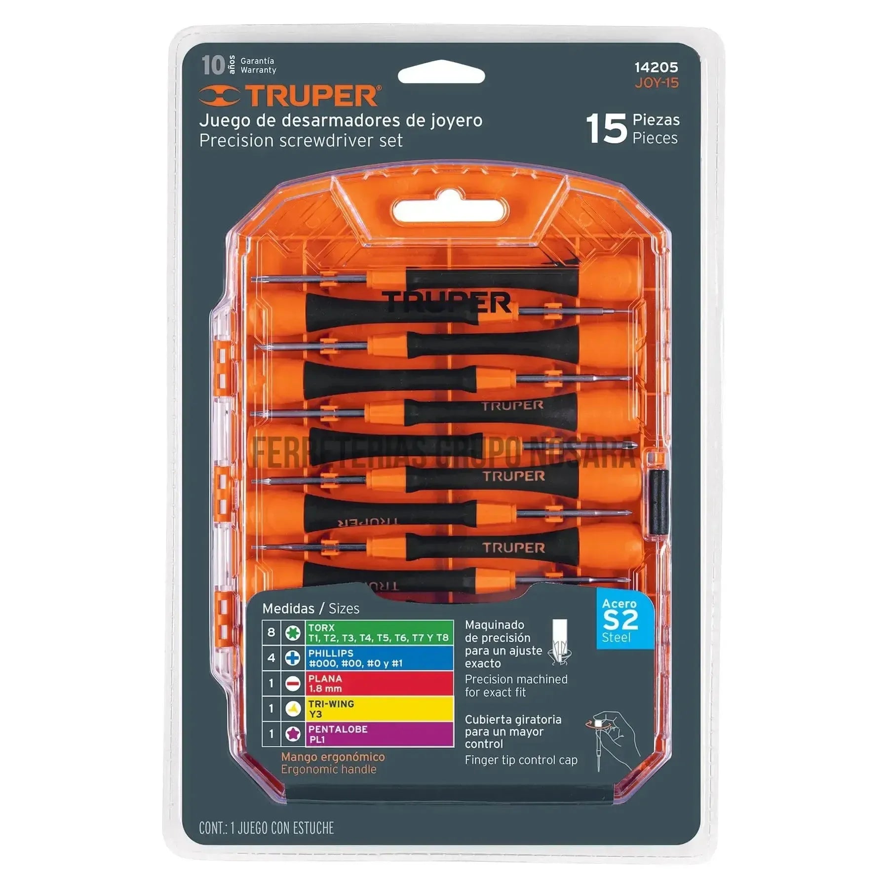 TRUPER JGO DESATORN JOYERO JYO-15 14205-