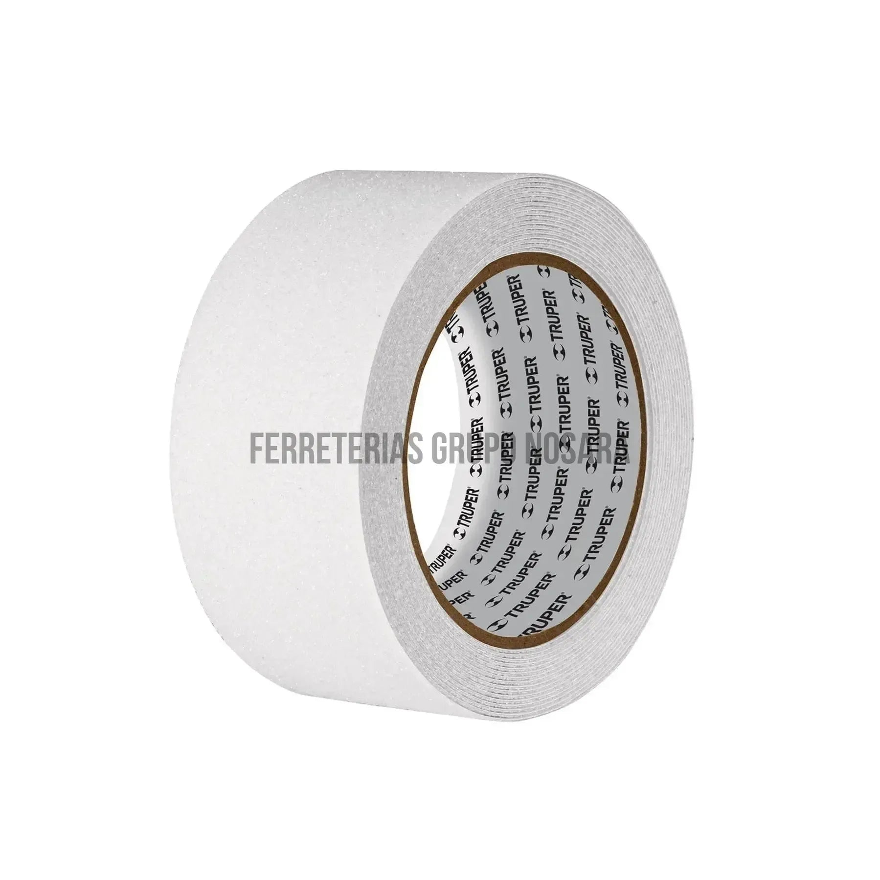 Rollo de 5m de cinta antiderrapante blanca 50mm con abrasivo / 12533-