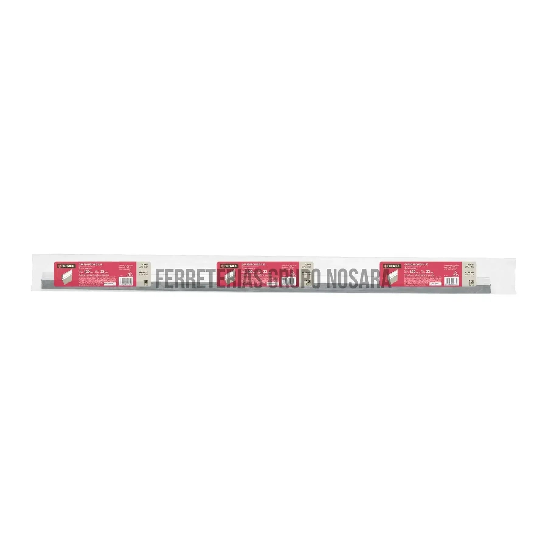 HERMEX BURLETE P/PUERT ALUM 120CM 43034-