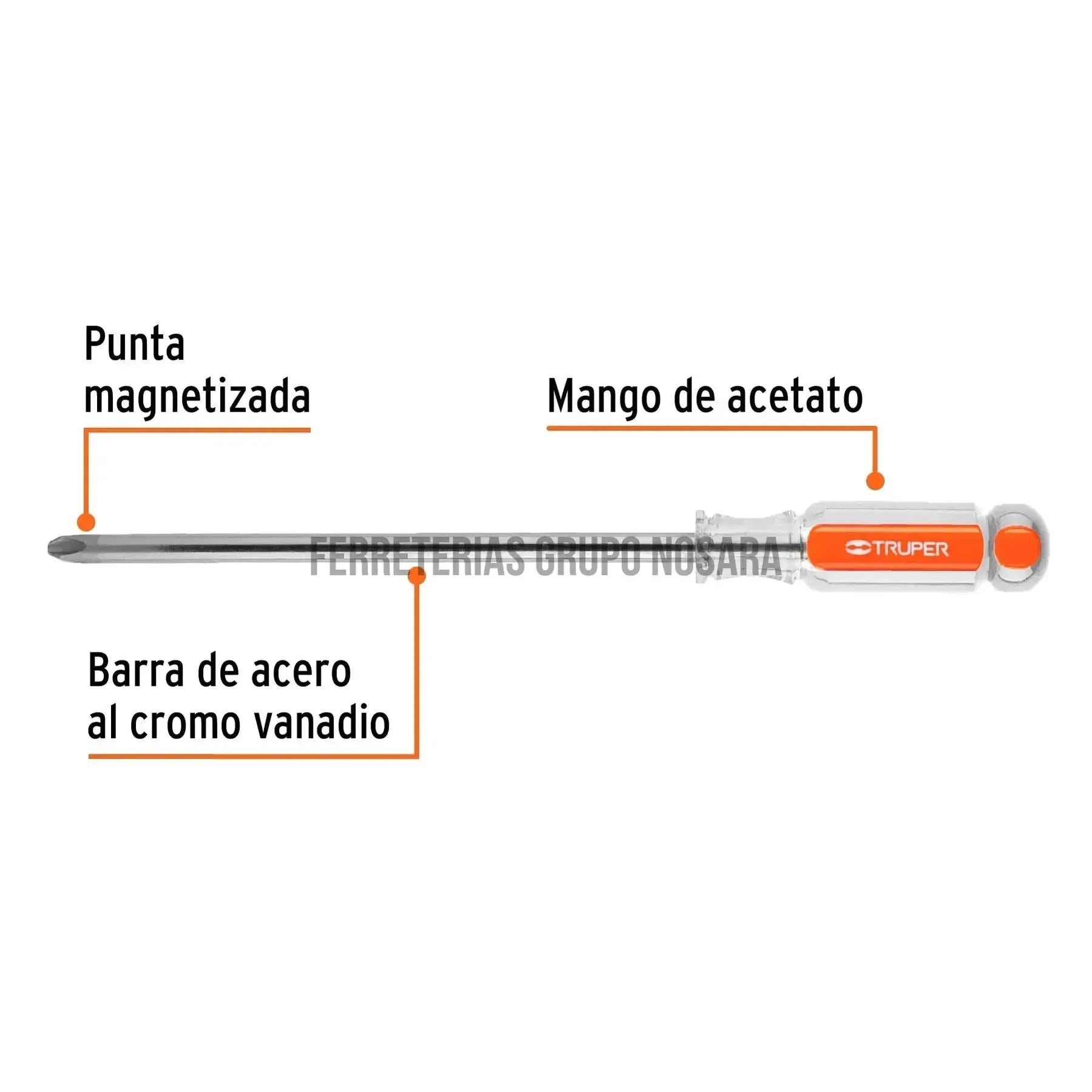 TRUPER DEST ACRIL PH DP-3/8X8 14086-