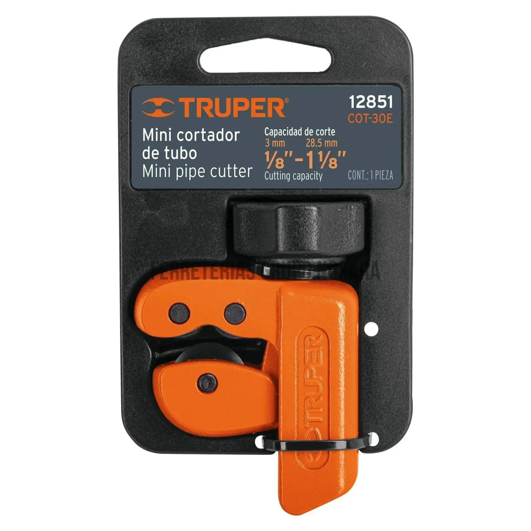 Mini cortador de tubo de cobre 1/8" a 1-1/8" cuchilla 18 mm / 12851-
