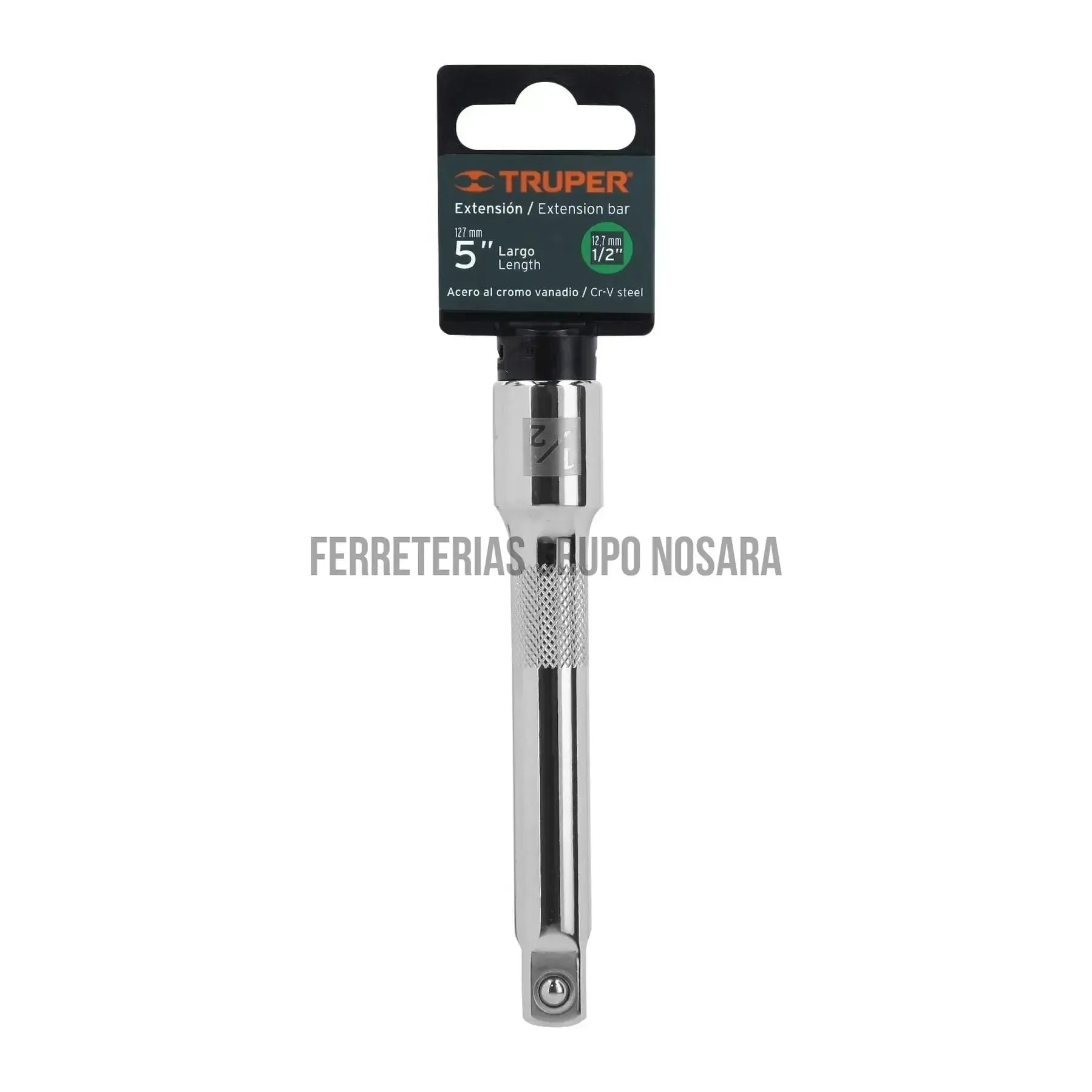 Extensión cuadro 1/2" para matraca, largo 5", Truper / 13416-