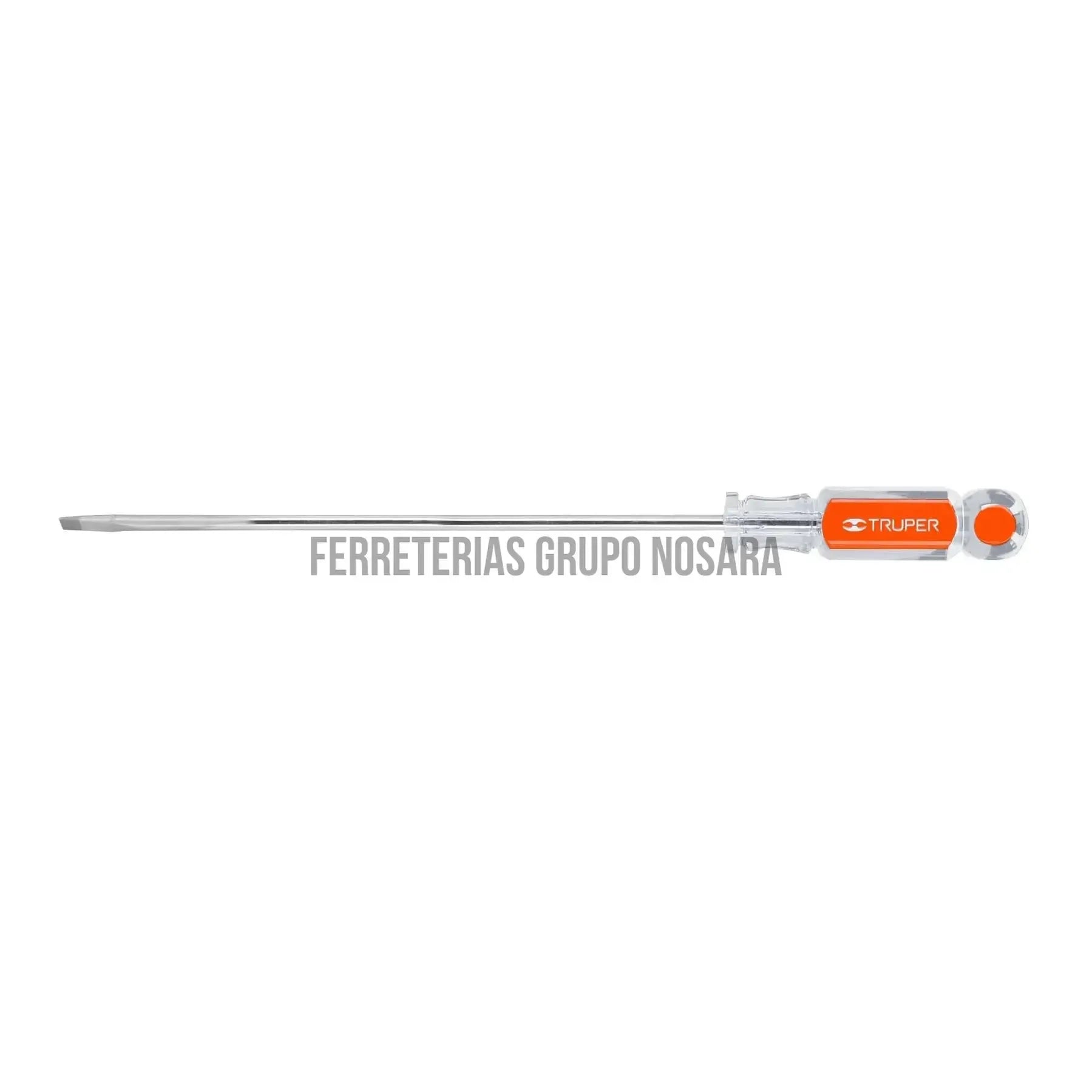 Desarmador cabinet 3/16" x 8" mango de acetato, Truper / 14041-