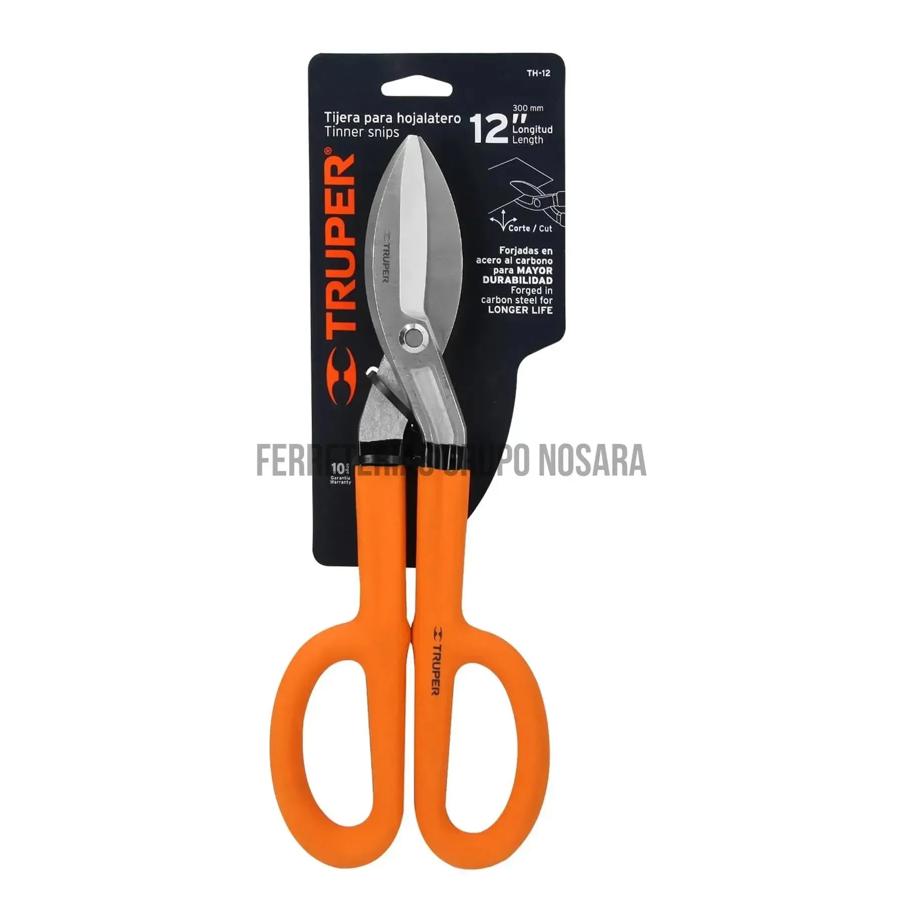 Tijera para hojalatero 12", Truper / 18502-