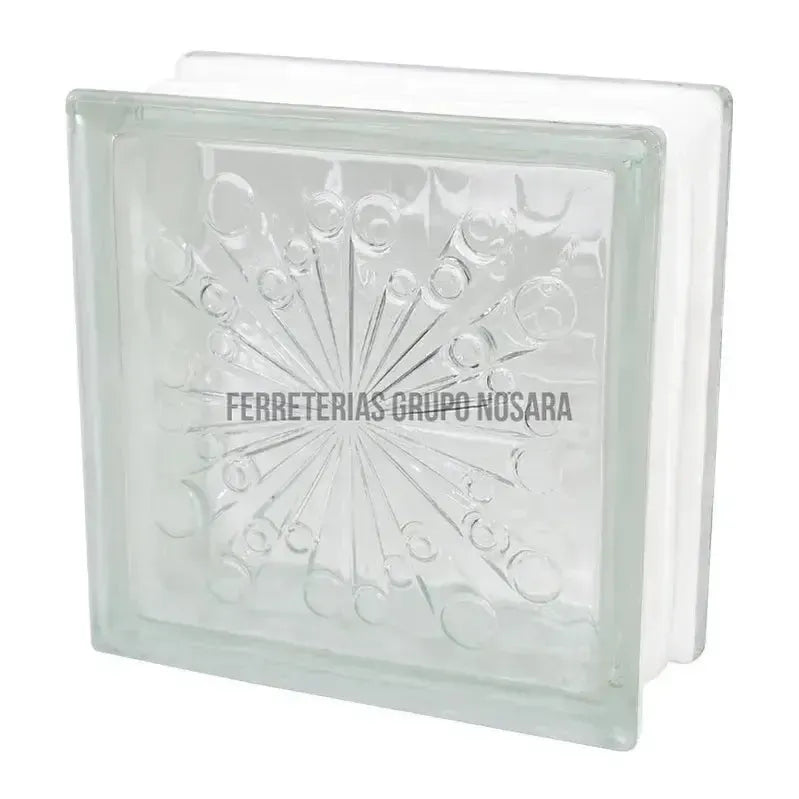 VIDRIO BLOCK METEOR JH024 / 19 x 19 x 8 cm-