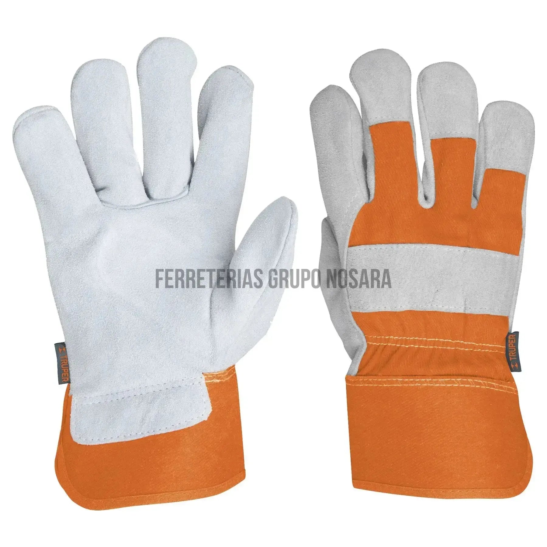 Guantes de carnaza y loneta, unitalla, Truper GU-235 / 14245-